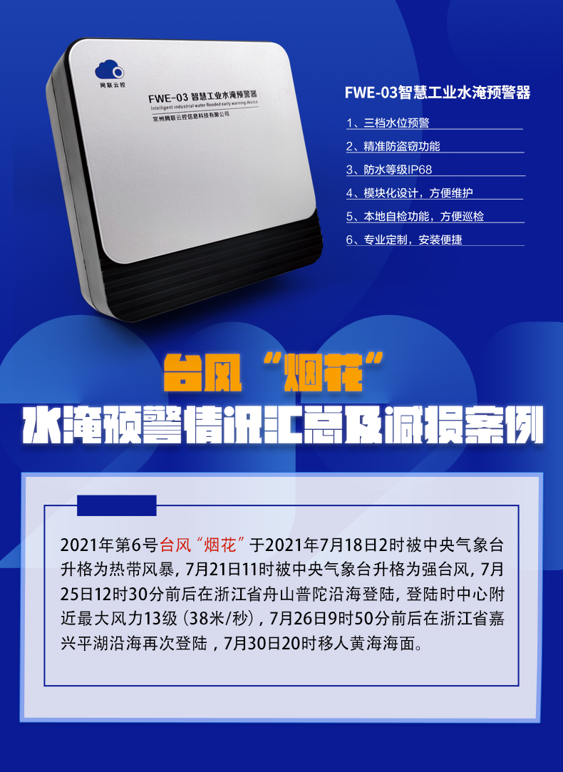 臺風(fēng)“煙花”水淹預警情況匯總及減損案例(圖1)